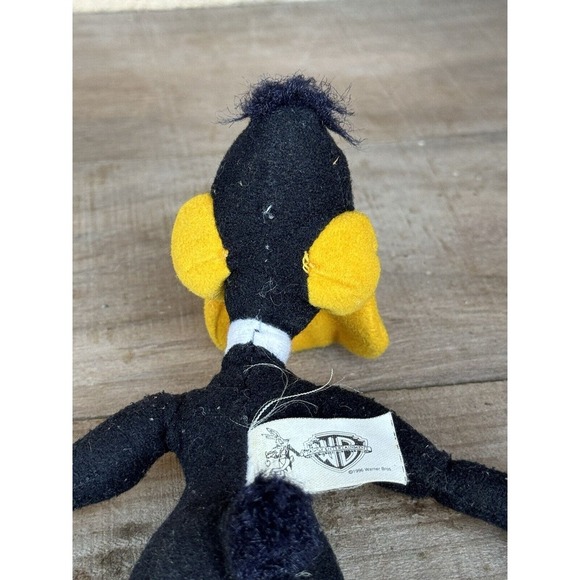 Vintage‎ Warner Brothers 9inch Daffy Duck Preloved Looney Toons 1996 - Picture 9 of 10